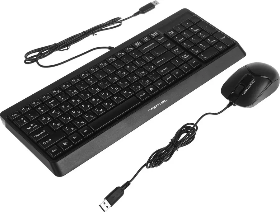 Клавиатура A4tech Fstyler F1512S Black, USB
