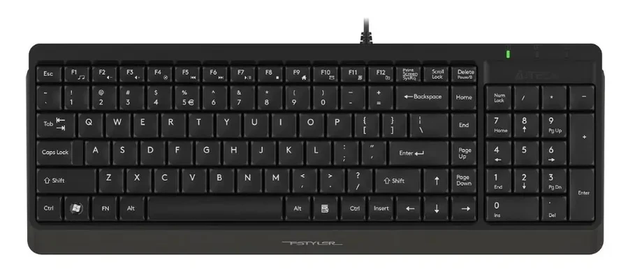 Клавиатура A4tech Fstyler F1512S Black, USB — 2