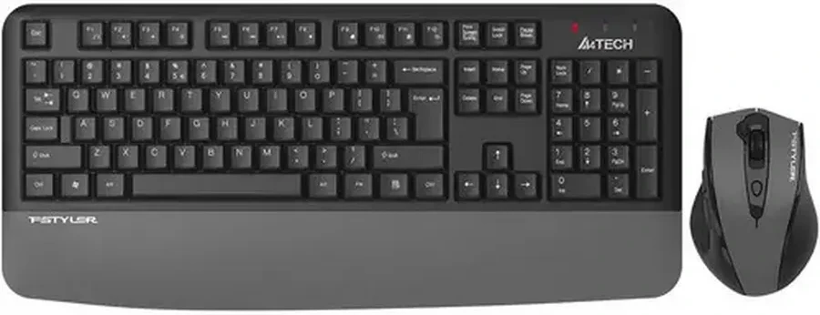 Клавиатура+мышь беспроводная A4tech Fstyler FG2500SPlus Grey — 3