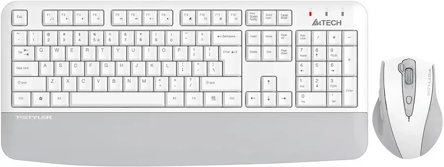 Клавиатура+мышь беспроводная A4tech Fstyler FG2500SPlus White — 2