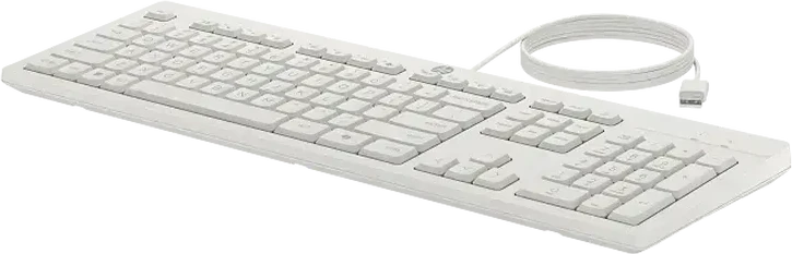 Комплект клавиатура и мышь HP 225 Wired Mouse and Kbd Combo G2 White — 2