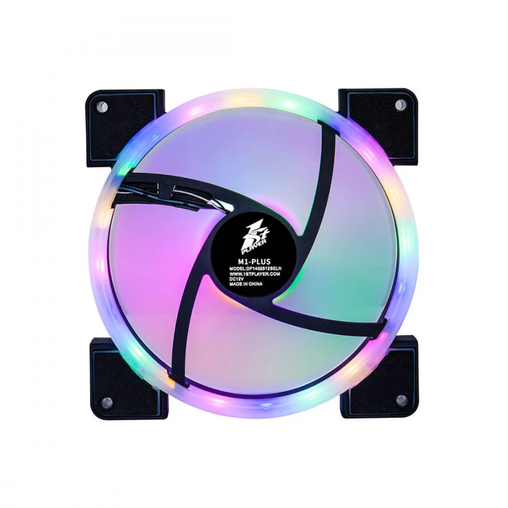 Комплект вентиляторов для корпуса 1Stplayer FIREMOON M1-PLUS COMBO, 14cm, Black