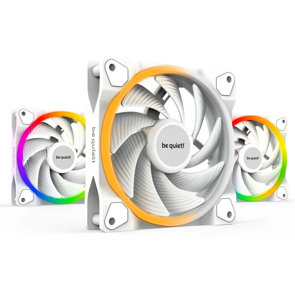 Вентиляторы корпусные be quiet! Light Wings White 120 мм PWM, ARGB, комплект 3 шт. — 2