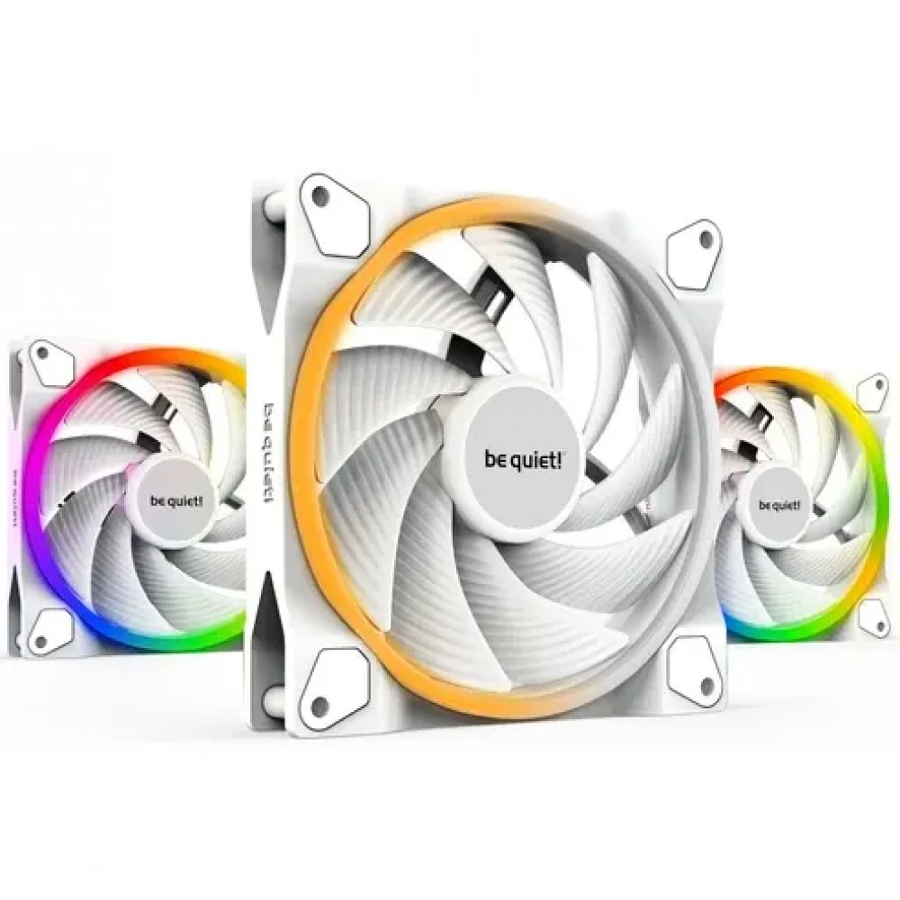 Комплект вентиляторов для корпуса bequiet! Light Wings PWM high-speed, 3x14cm, White