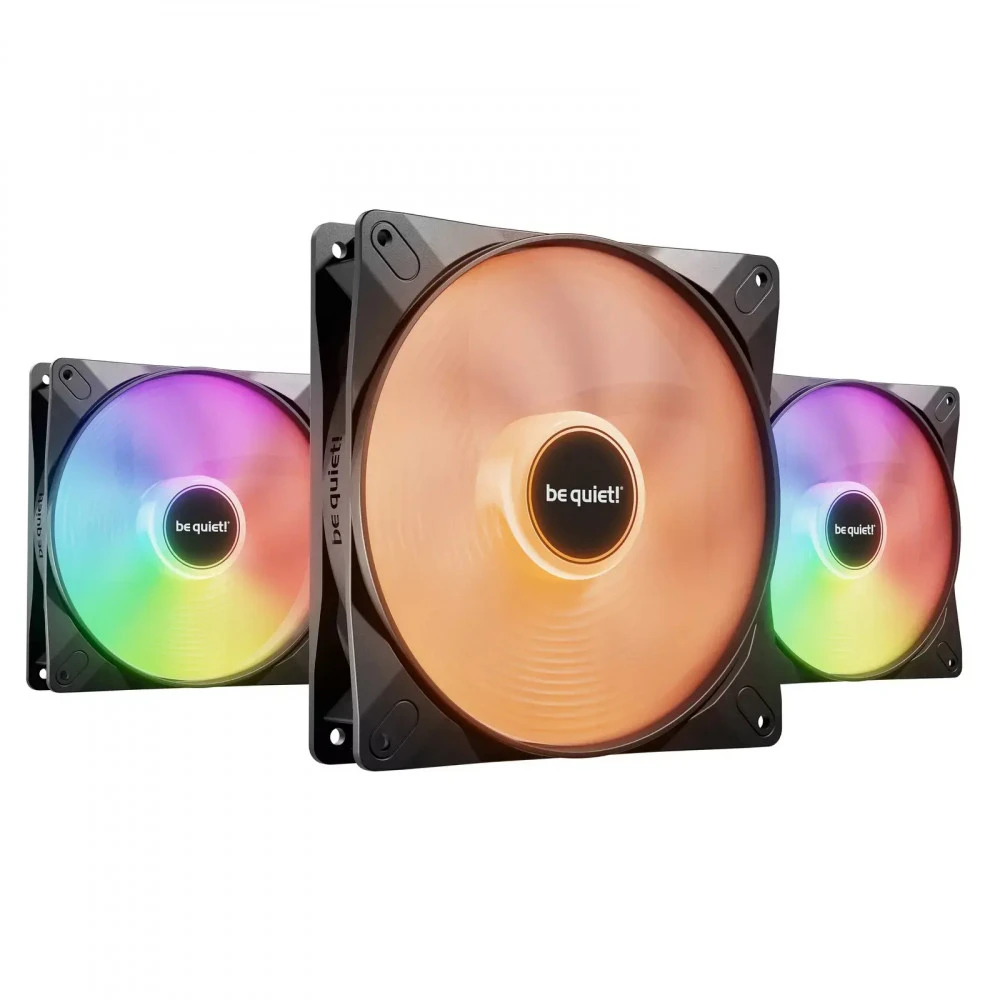 Комплект вентиляторов для корпуса bequiet! Light Wings LX PWM high-speed, 14cm, Black