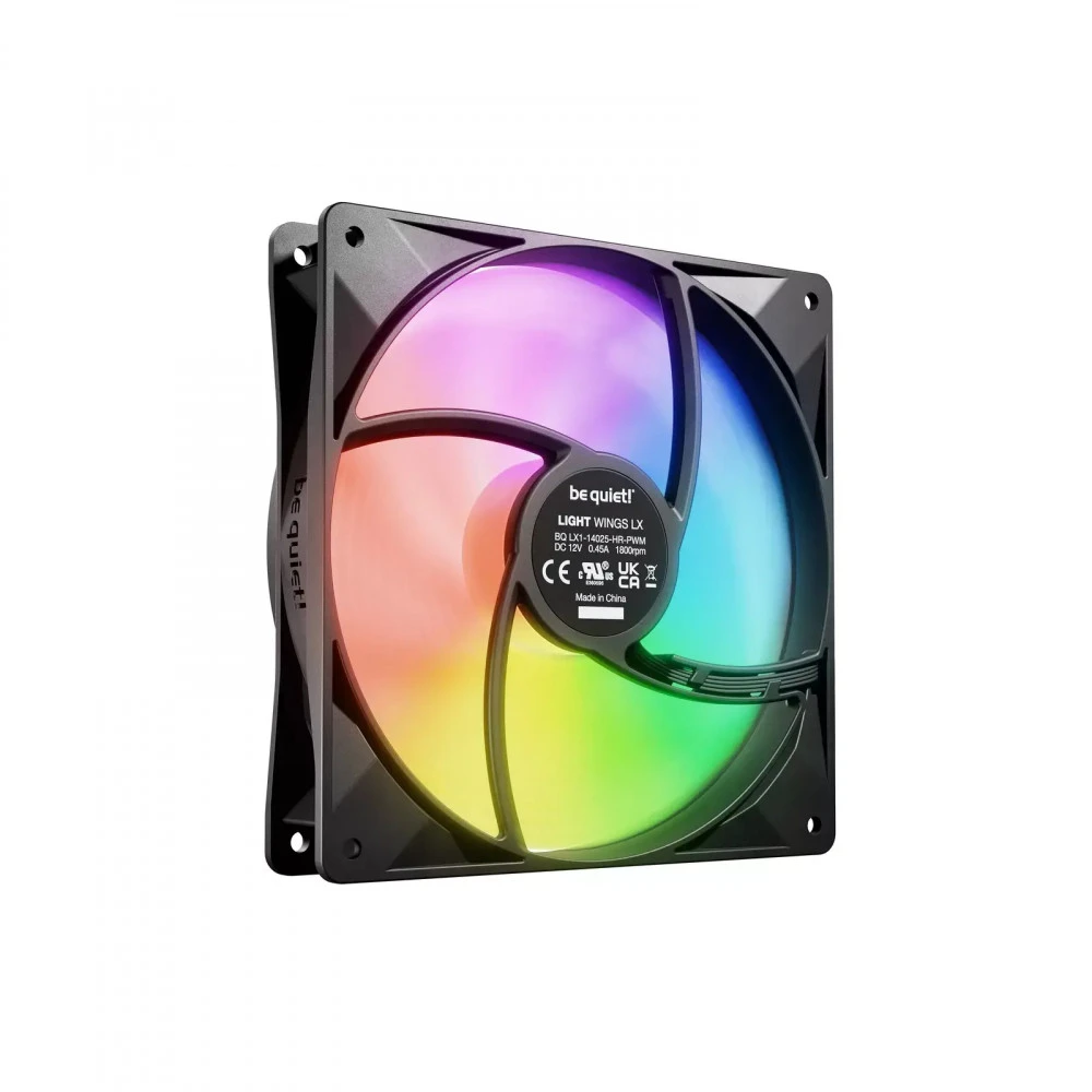 Комплект вентиляторов для корпуса bequiet! Light Wings LX PWM high-speed, 14cm, Black — 2