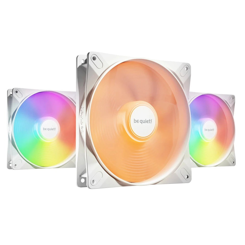 Комплект вентиляторов для корпуса bequiet! Light Wings LX PWM high-speed, 14cm, White