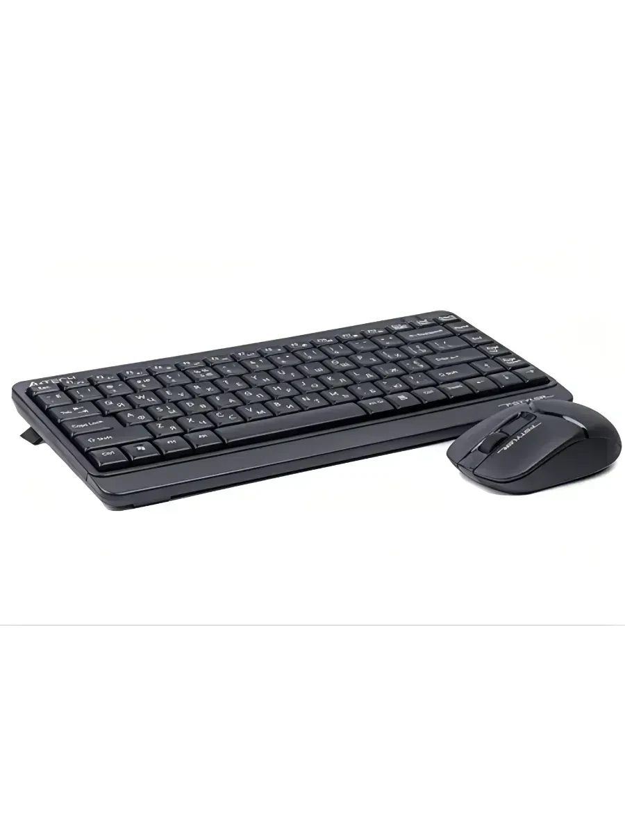 Клавиатура A4Tech Fstyler FG1112, Black, Wireless, Multimedia, 1200dpi, 1xAA, 2xAAA, USB + мышь — 3