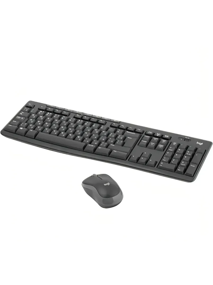 Клавиатура Logitech MK270, Wireless, Multimedia, Black, USB, 2 x AAA, 1 x AA + мышь — 3