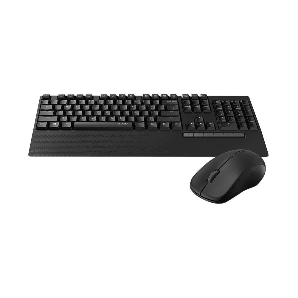 Клавиатура Rapoo X1960, Wireless, Multimedia, 1xAA, 1xAA, optical, 1000dpi, 2.4GHz, Black, + мышь — 4