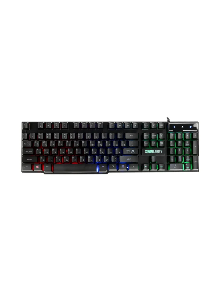 Игровой набор Defender Singularity MKP-118 (клавиатура+наушники+мышь+коврик) — 3