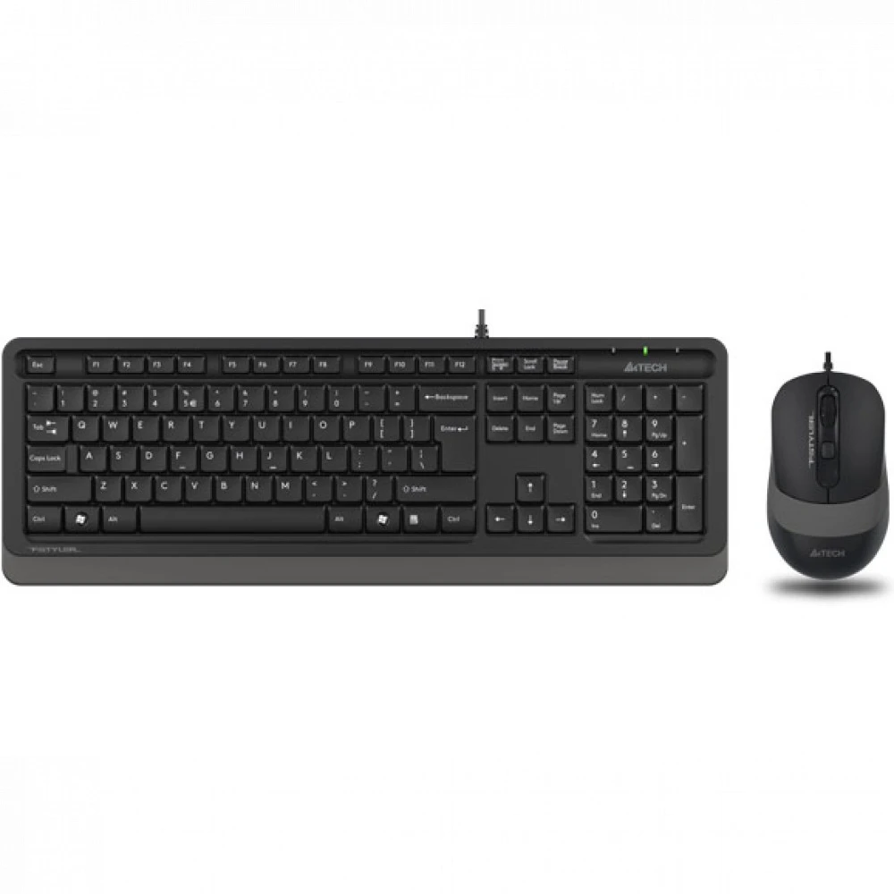 Клавиатура A4Tech Fstyler F1010, Grey, Multimedia, 1600dpi, Optical, USB + мышь — 5