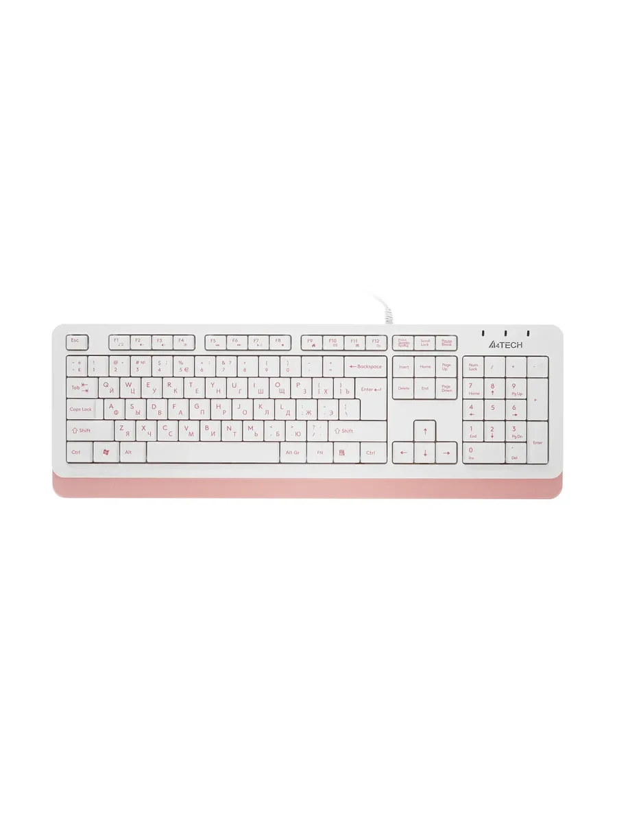 Клавиатура A4Tech Fstyler F1010, White, Multimedia,Optical, 1600dpi, USB + мышь — 3