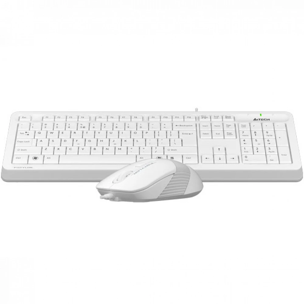 Клавиатура A4Tech Fstyler F1010, White, Multimedia,Optical, 1600dpi, USB + мышь — 5