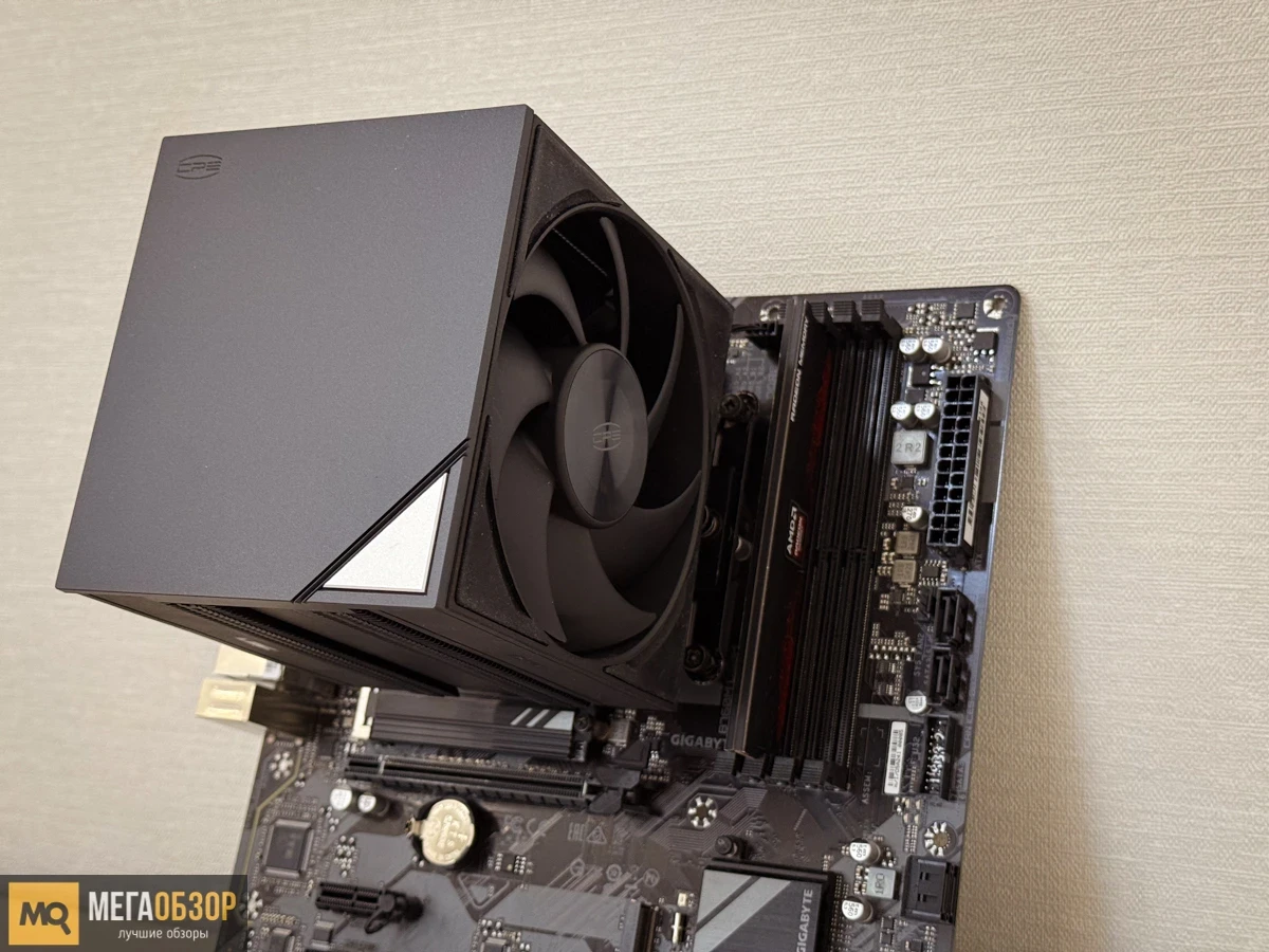 Вентилятор для процессора PCCooler RZ700D BK TDP 270W 4pin PWM 115X/1200/1700/1851/AM4/AM5 Черный