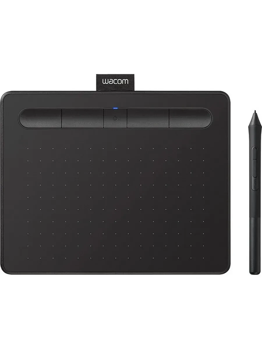Графический планшет Wacom Intuos Medium BT, 8.5"x5.3", беспроводное перо, USB, BT, Black