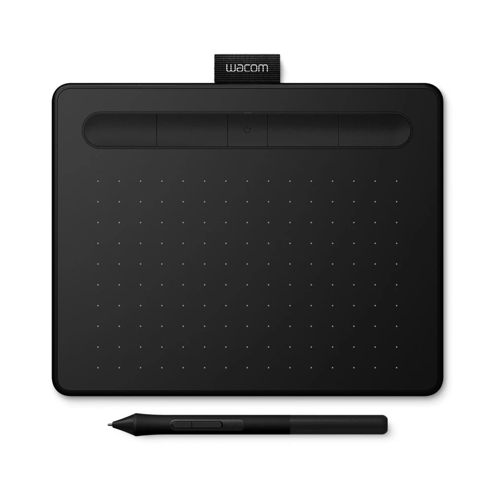 Графический планшет Wacom Intuos Medium BT, 8.5"x5.3", беспроводное перо, USB, BT, Black — 5