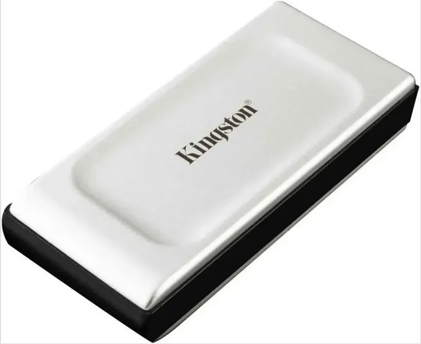 SSD USB Kingston, 2 TB, USB 3.2 Gen 2x2, серебро