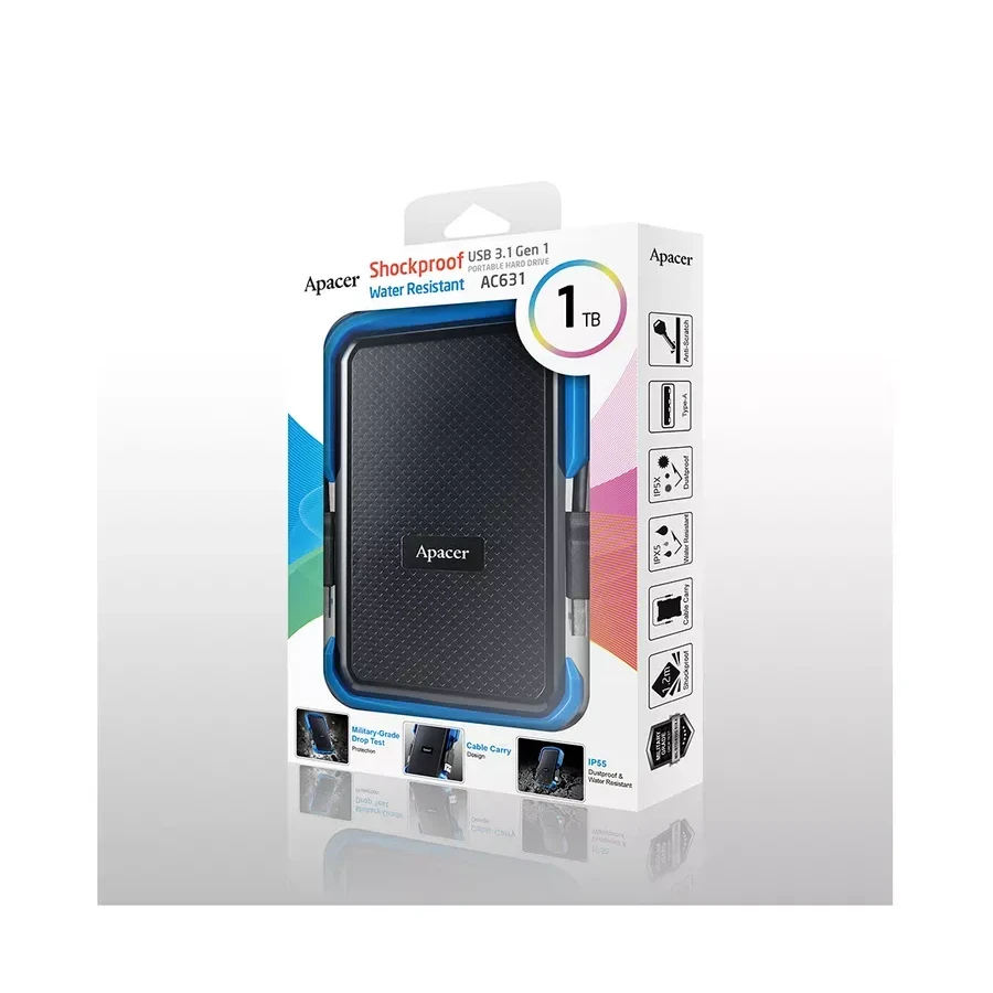 Disk Apacer AC631, 1TB, 2.5", синий — 2