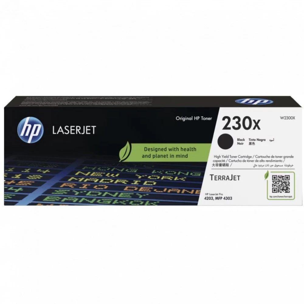 HP 230X Black Original LaserJet Toner Cartridge для HP Color LaserJet Pro 4203 MFP 4303