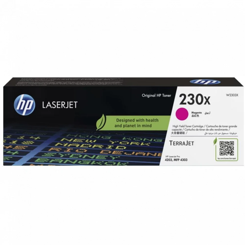 HP 230X Magenta Original LaserJet Toner Cartridge для HP Color LaserJet Pro 4203 MFP 4303