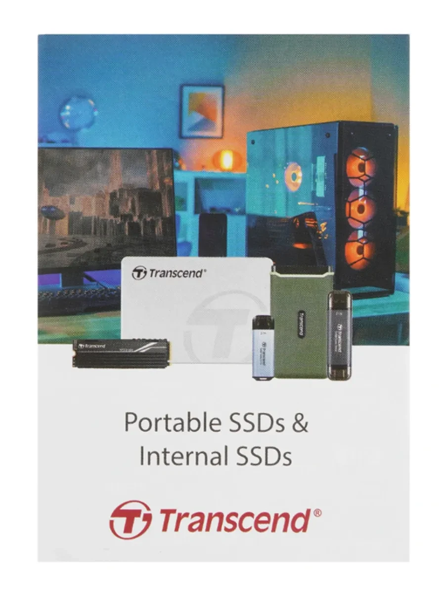Внешний накопитель SSD Transcend, 1TB, SATA — 4