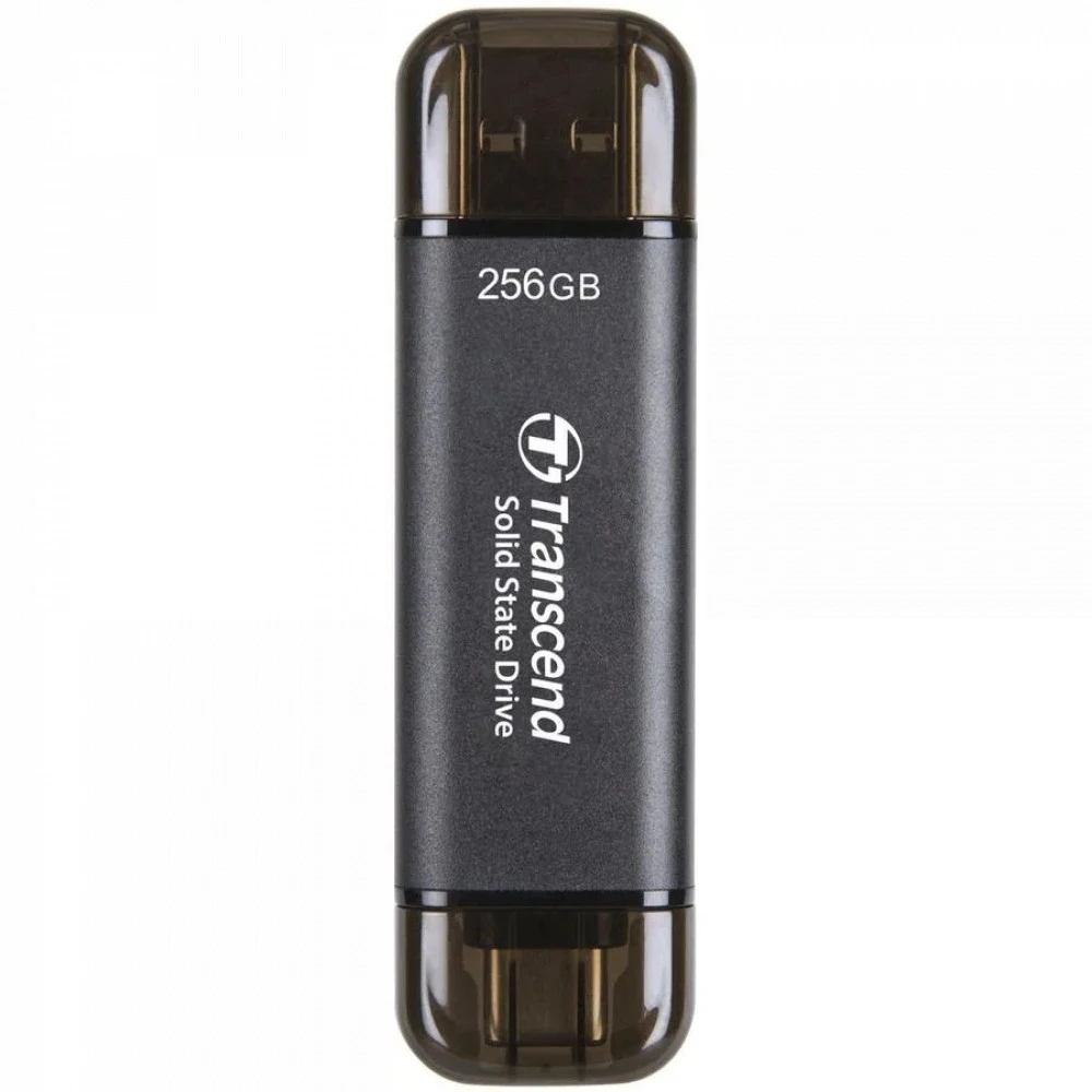 Внешний накопитель USB Type-C SSD External 256GB, Transcend ESD310C, read 1050Mb/s, write 950Mb/s, Black — 2