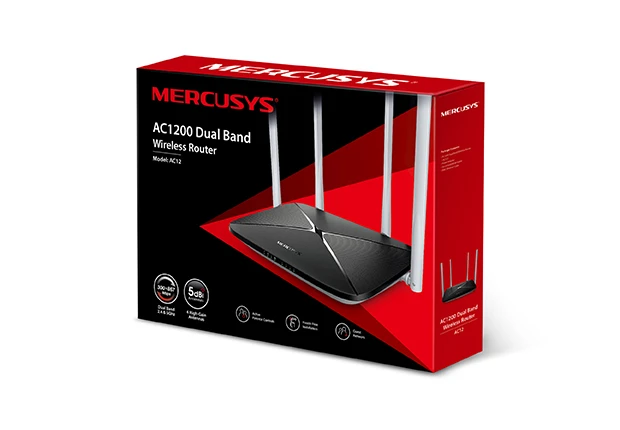 Маршрутизатор Mercusys AC12 (V 3.0)