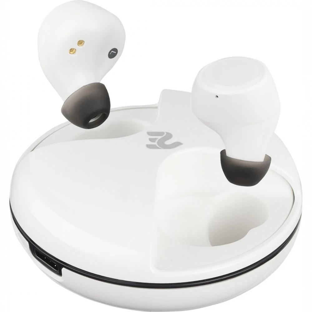 Bluetooth гарнитура 2E RainDrops Light, White — 2