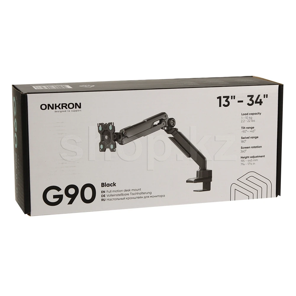 Настольное крепление для монитора Onkron G90, 13"-34" — 4