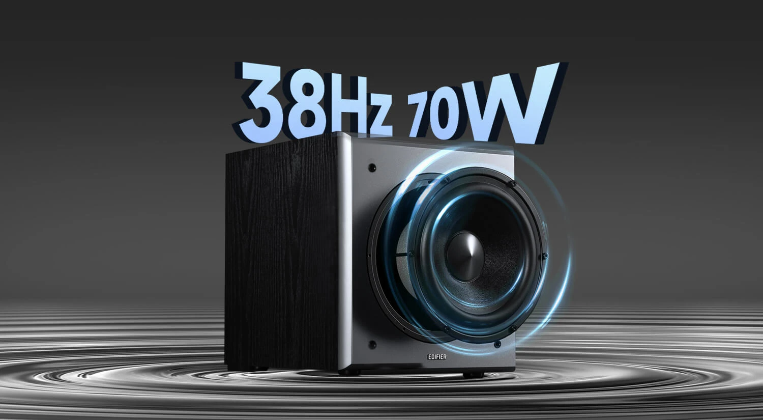 Сабвуфер Edifier T5 Black <RMS 70ВТ,2 x RCA>