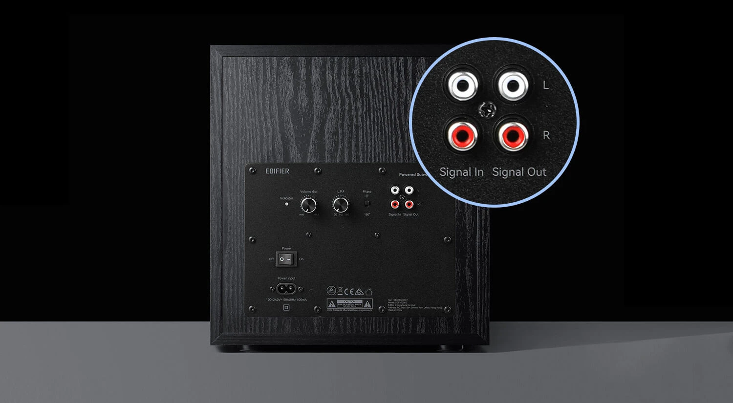 Сабвуфер Edifier T5 Black <RMS 70ВТ,2 x RCA> — 2