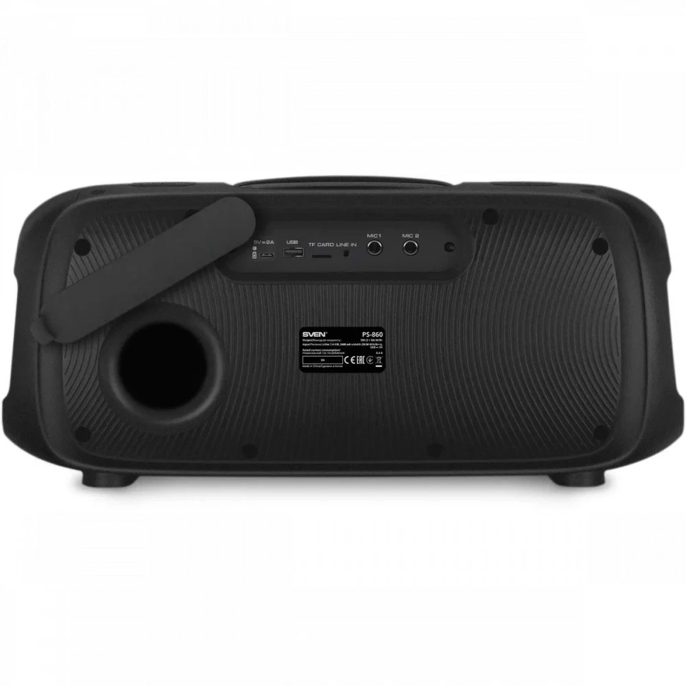 Колонка портативная Sven PS-860 (2.0), Black — 4