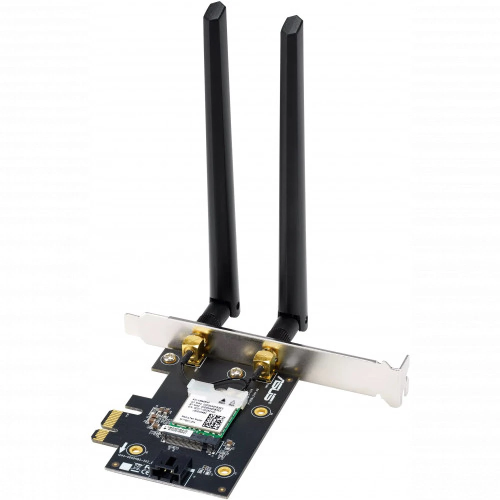 Сетевая карта Asus Wireless PCE-AX1800, 802.11a/b/g/n/ac/ax, 574/1201 Мбит/с, 2.4GHz/5GHz, PCI-E x1 — 4