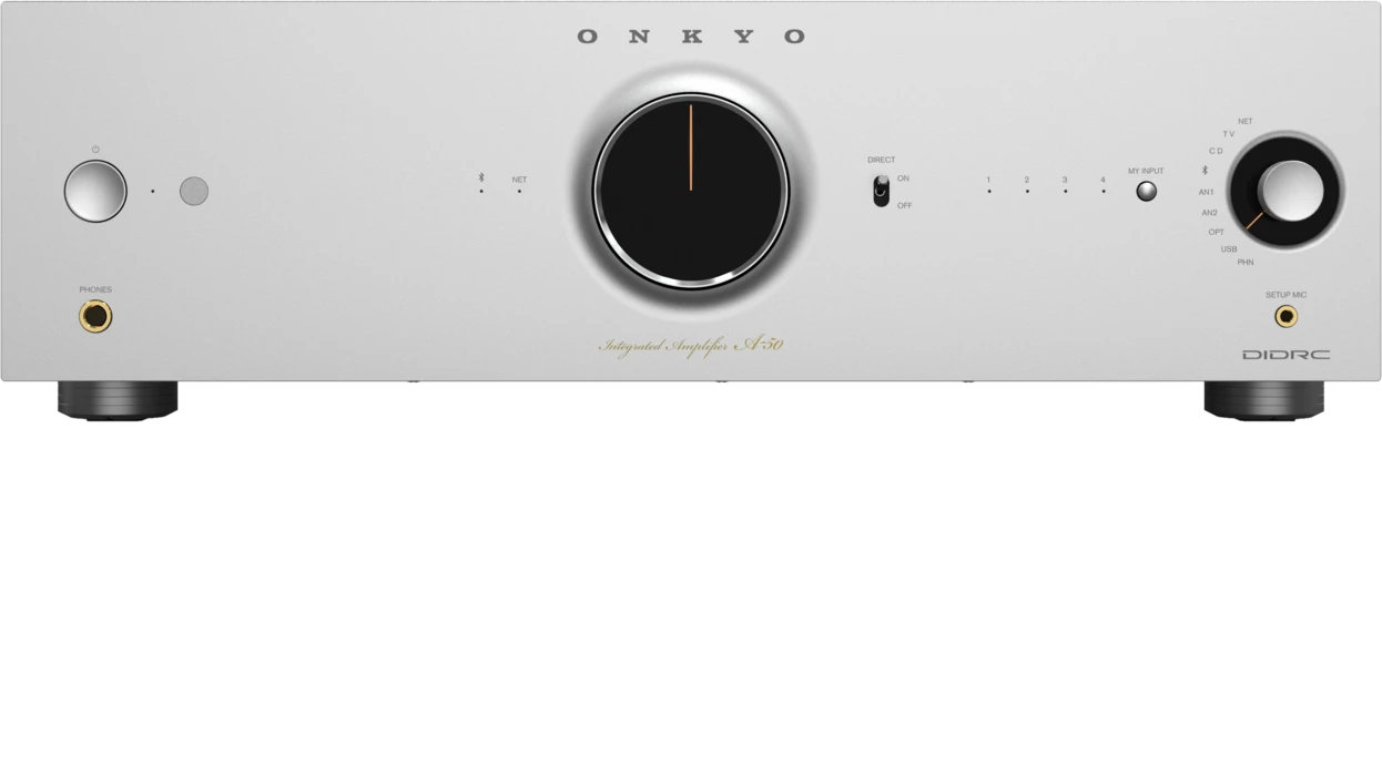 Onkyo Icon Series A-50 Network Integrated Amplifier, Silver — 2
