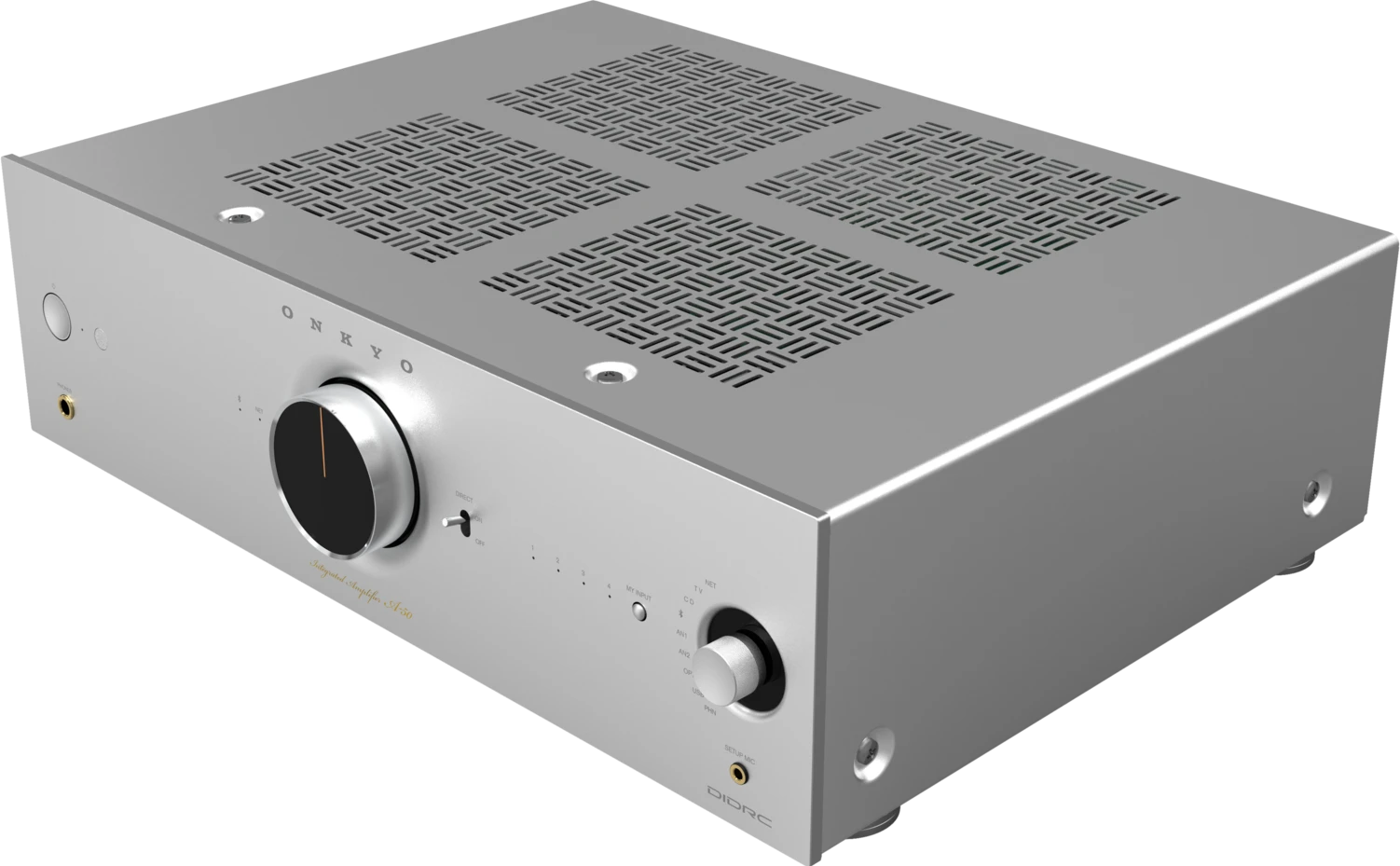 Onkyo Icon Series A-50 Network Integrated Amplifier, Silver — 3