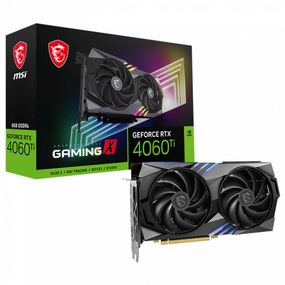 Видеокарта MSI GeForce RTX 4060 TI GAMING 8GB GDDR6