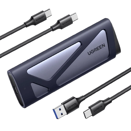 Корпус для Жесткого Диска UGREEN USB-C Female to M.2 M-Key 10G Enclosure C TO C Cable 50cm, 10902 — 2