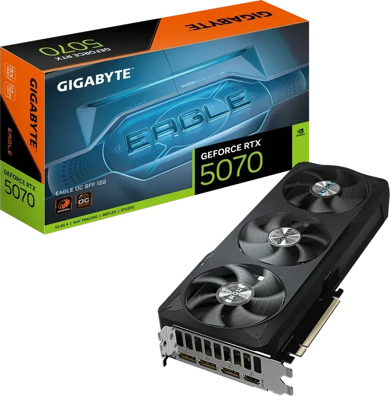 Видеокарта Gigabyte RTX 5070 EAGLE OC SFF, 12GB GDDR7