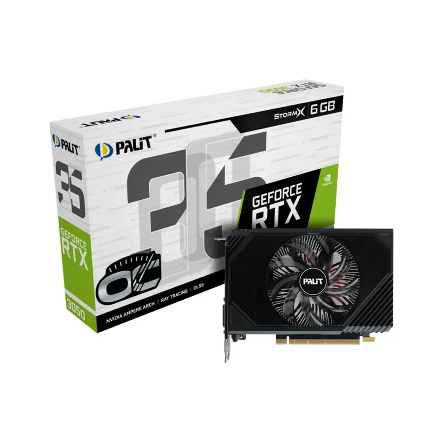Видеокарта PALIT RTX3050 STORMX OC V1, 6GB GDDR6, 96-bit, DP HDMI — 2
