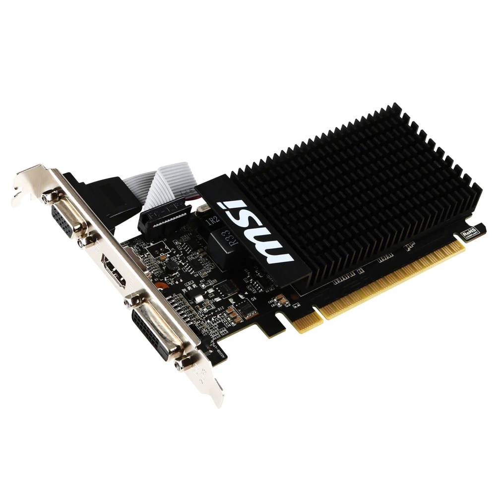 Видеокарта MSI GeForce GT 710, 2GB DDR3 — 2