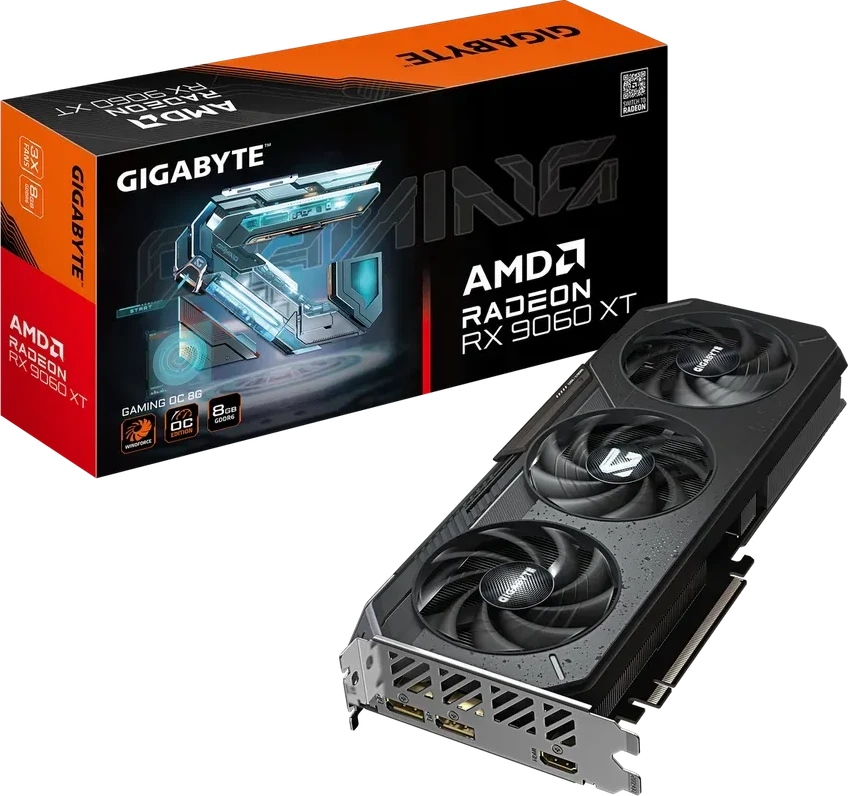Видеокарта Gigabyte RX 9060 XT GAMING OC, 8GB GDDR6