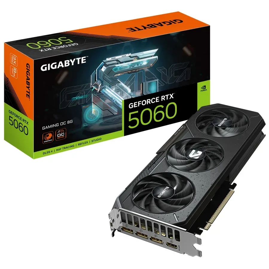 Видеокарта Gigabyte GeForce RTX 5060 GAMING OC, 8GB GDDR7
