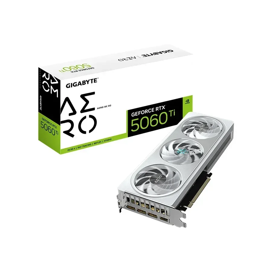 Видеокарта Gigabyte GeForce RTX 5060 Ti AERO OC, 8GB GDDR7