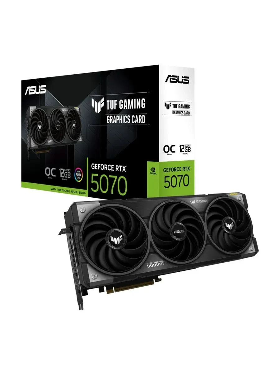 Видеокарта ASUS GeForce RTX 5070 TUF GAMING OC, 12GB