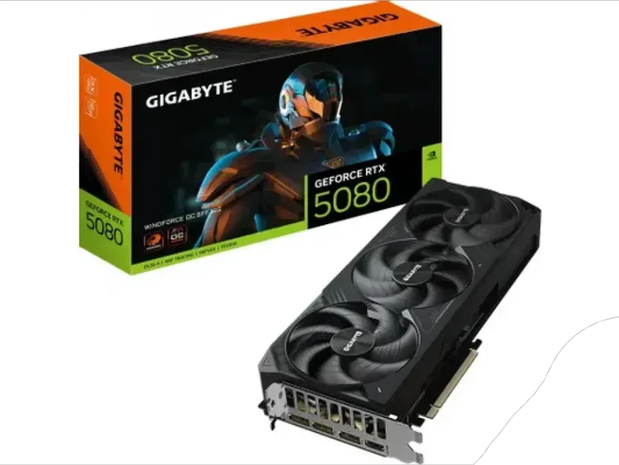 Видеокарта Gigabyte RTX 5080 WINDFORCE OC SFF, 16GB GDDR7 — 2