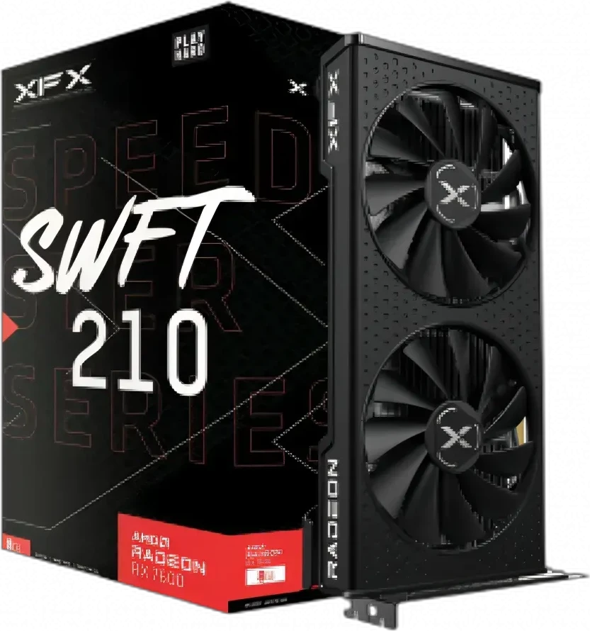 Видеокарта XFX Radeon RX 7600 CORE 8GB GDDR6 — 2