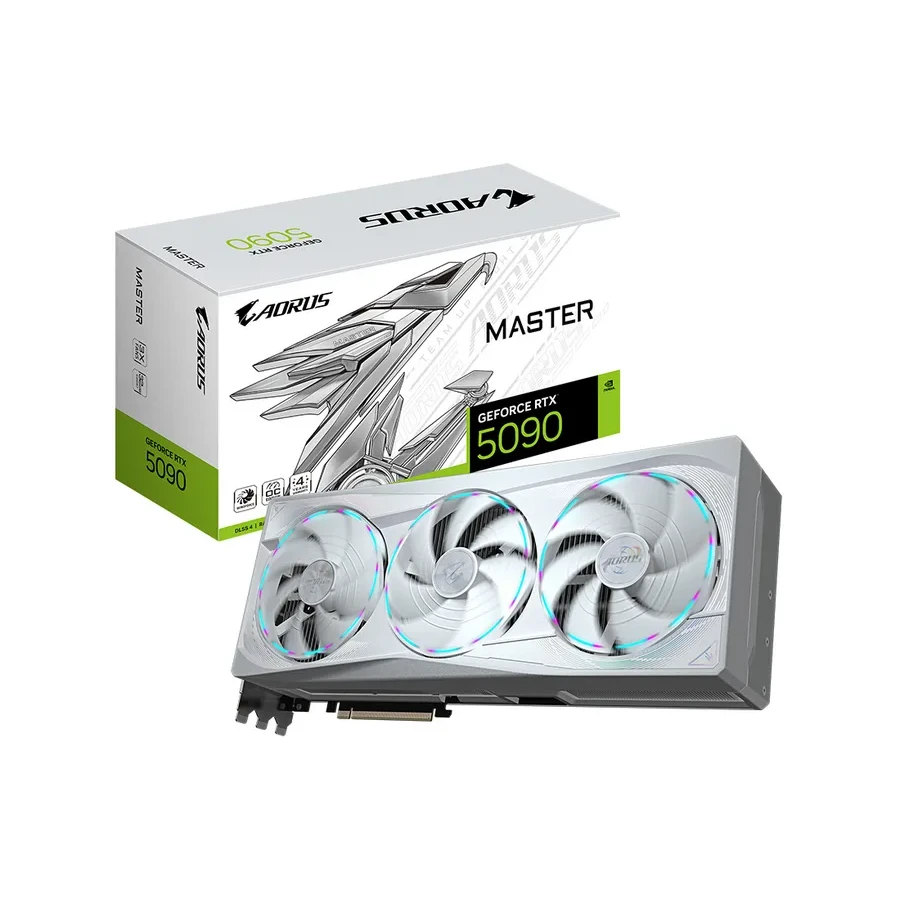 Видеокарта Gigabyte GeForce RTX5090 AORUS MASTER ICE, 32GB GDDR7 — 2