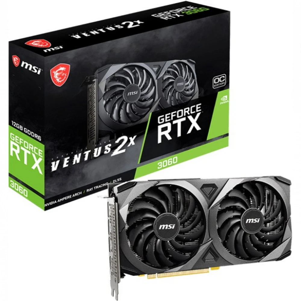 Видеокарта MSI GeForce RTX 3060 VENTUS 2X, 12GB GDDR6 — 5