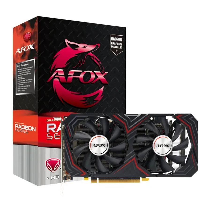Видеокарта Afox Radeon RX 580, 8GB GDDR5 — 2